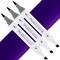 Artfinity Sketch Marker Sets - Set of 3 - Blue Velvet BV1-9, Vibrant, Professional, Dye-Based Alcohol Markers for Artists, Drawing, Travel, & More